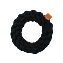 M-PETS Coto Black Ring Eco Friendly Dog Toy, Large