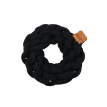 M-PETS Coto Black Ring Eco Friendly Dog Toy, Small