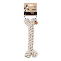 M-PETS Coto White Bone Eco Friendly Dog Toy, Large