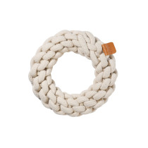 M-PETS Coto White Ring Eco Friendly Dog Toy, Large