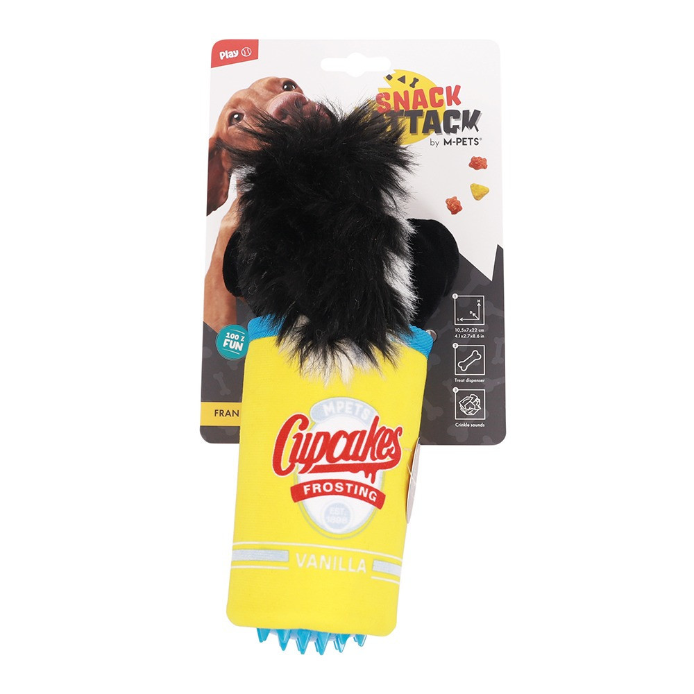 M-PETS Fran Snack Attack Dog Toy, Multicolour