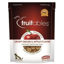 Fruitables Dog Treats Crispy Bacon And Apple Flavor, 198 G