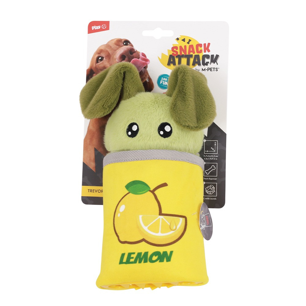 M-PETS Trevor Snack Attack Dog Toy, Multicolour