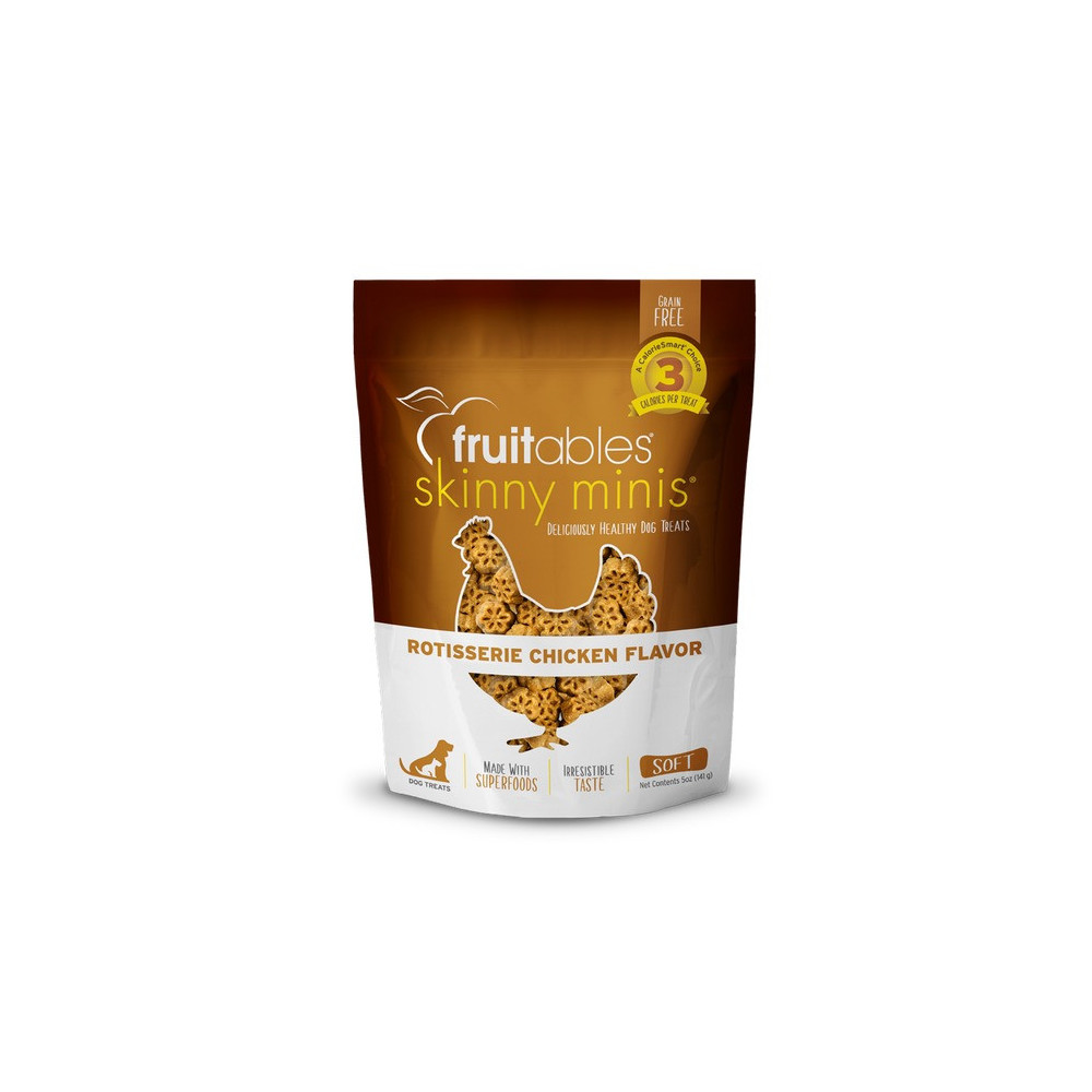 Fruitables Skinny Minis Dog Treats Rotisserie Chicken, 141 G
