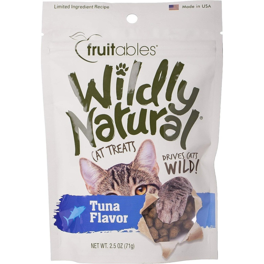 Fruitables Wildly Natural Cat Treats, Tuna Flavor, 71 G