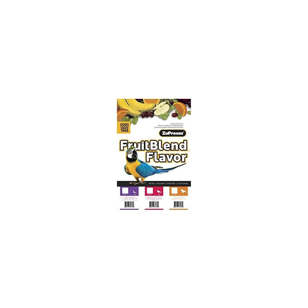 Zupreem Fruitblend Flavor For Medium Size Birds, 7.94 Kg