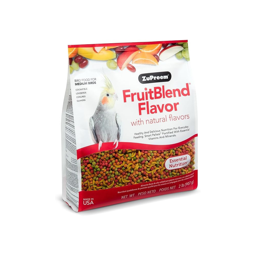 Zupreem Fruitblend Flavor For Medium Size Birds, 907 G