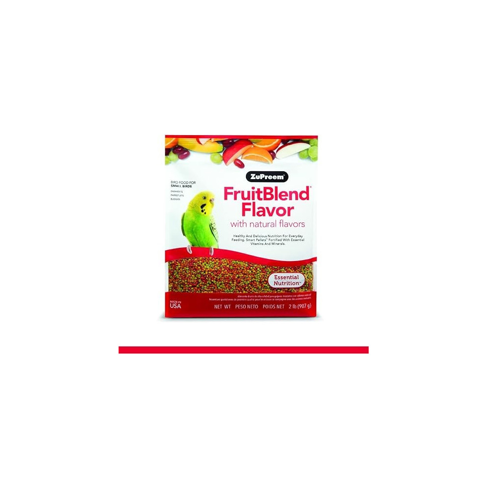 Zupreem Fruitblend Flavor For Small Birds, 907 G