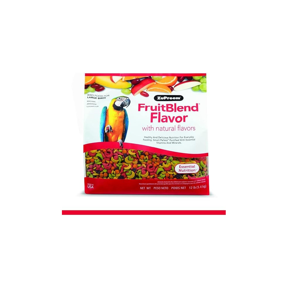 Zupreem Fruitblend Flavor Large Parrot Food, 5.4 Kg