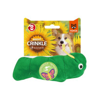 FOFOS Butterfly Reversible Crinkle Dog Toy
