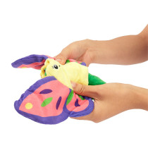 FOFOS Butterfly Reversible Crinkle Dog Toy