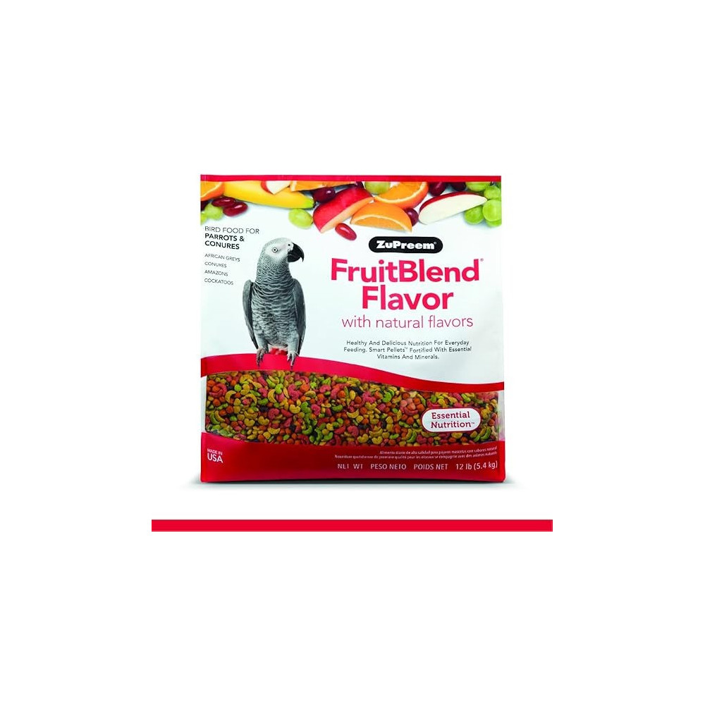 Zupreem Fruitblend Flavor Medium And Large Parrot Food, 5.4 Kg