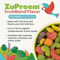 Zupreem Fruitblend Flavor Medium And Large Parrot Food, 5.4 Kg