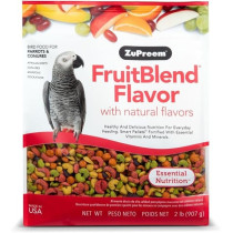 Zupreem Fruitblend Flavor Medium And Large Parrot Food, 907 G