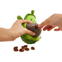 FOFOS Cute Avocado Treat Dispensing Dog Toy, Green