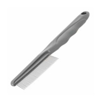 Furrish Fine Teeth Dog Comb, Gray