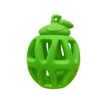 FOFOS Fruity Bites Apple Treat Dispensing Dog Toy, Green