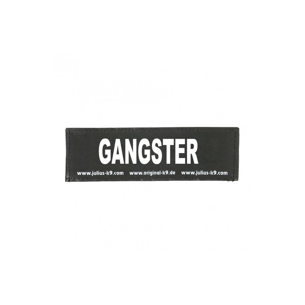 Julius-K9 Gangster Patch, Baby 1, Black And White