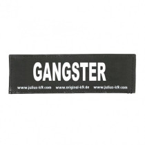 Julius-K9 Gangster Patch, Small, Black And White
