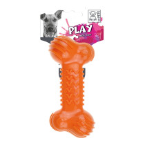 M-Pets Fun Bone Durable Dog Toy, Orange