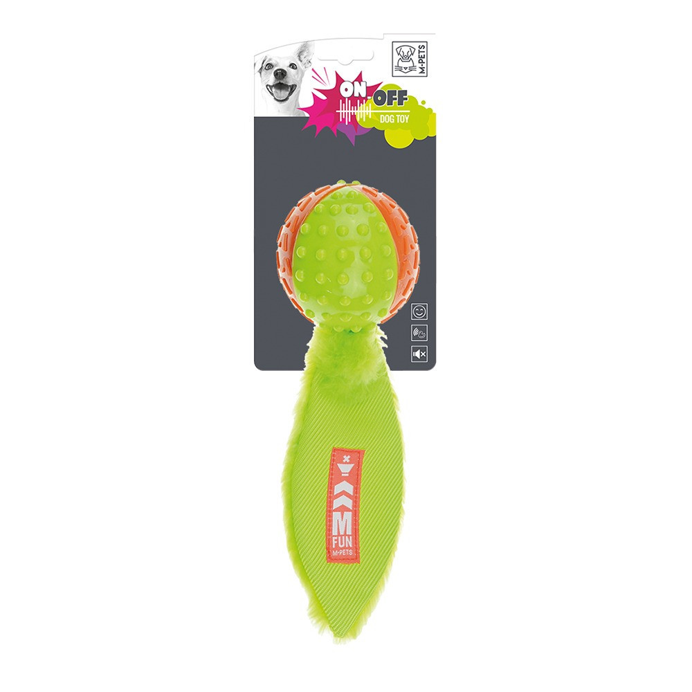 M-Pets On/Off Meteor Orange And Green Dog Toy