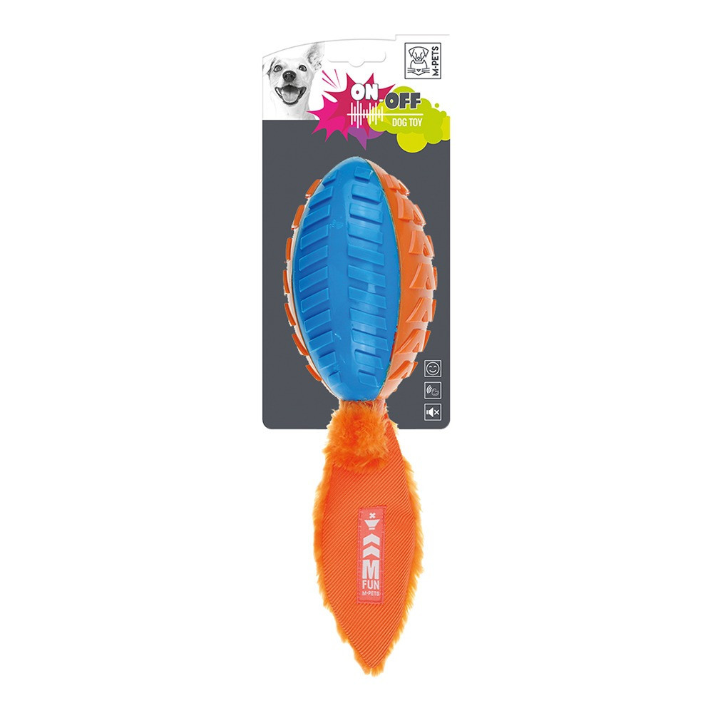 M-Pets On/Off Shelly Blue And Orange Dog Toy