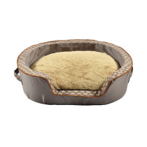 Bobby Geisha Basket Bed For Pet, Taupe, XS