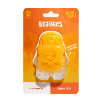 Zee.Dog Brain Fried Dog Toy, Yellow