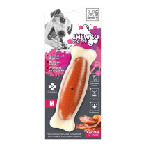 M-Pets Chewbo Bone Dog Toy, Medium, Orange/White
