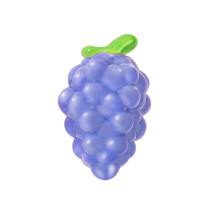 FOFOS Tough Fruit Squeaky Crazy Grape Dog Toy, Purple