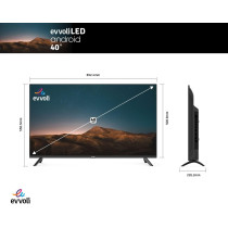 Evvoli 40-Inch Full HD Android Smart LED TV 40EV200DA