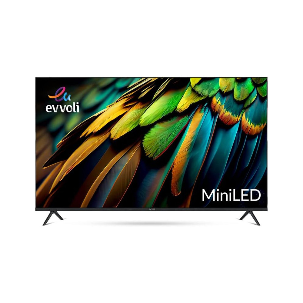 Evvoli 75-Inch 4K Mini LED Android Smart Tv, Dolby Vision-Atmos, HDR 10+, 120Hz With Remote Laser Pointer, (75EV600MA) And 2 year warranty.