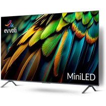 Evvoli 85-Inch 4K Mini LED Android Smart TV, Dolby Vision-Atmos, HDR 10+, 120HZ With Remote Laser Pointer 85EV600MA And 2 year warranty.
