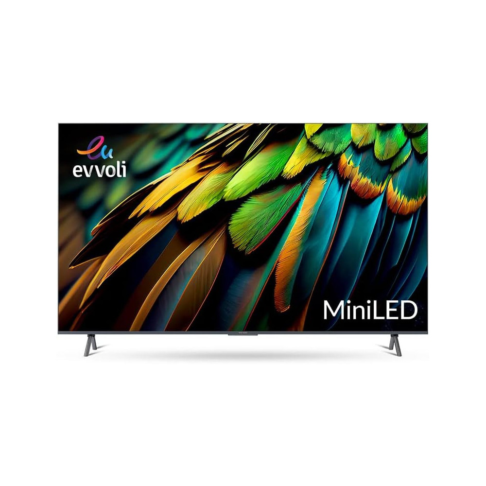 Evvoli 85-Inch 4K Mini LED Android Smart TV, Dolby Vision-Atmos, HDR 10+, 120HZ With Remote Laser Pointer 85EV600MA And 2 year warranty.