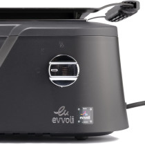 Evvoli Electric Grill Indoor Outdoor Non-stick Smokeless 1660W EVKA-GR1660B