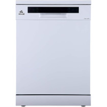 Evvoli Freestanding Dishwasher, 15 Place Settings, Residual Heating Dry With Child Lock, White, EVDW-153HW