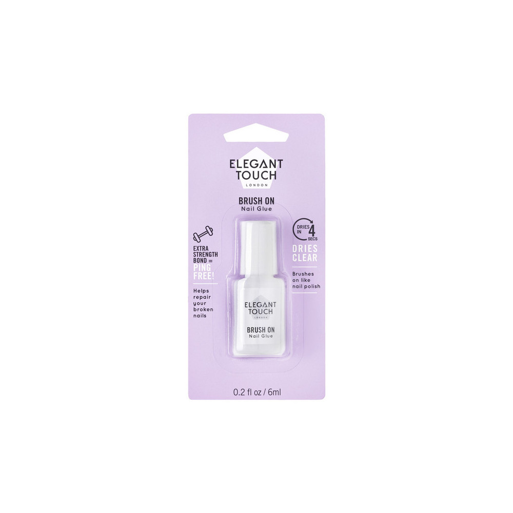 Elegant Touch Brush On Nail Glue 6ml
