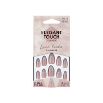 Elegant Touch Luxe Looks V-I-Please Fake Nails Pack Of 24 Nails With Glue