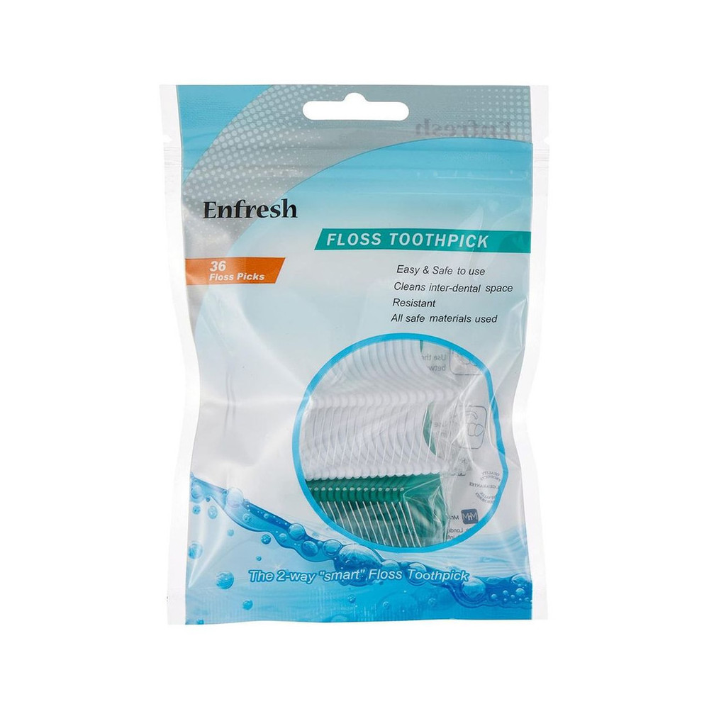 Enfresh Two Way Smart Floss Toothpicks Pack Of 36 pcs