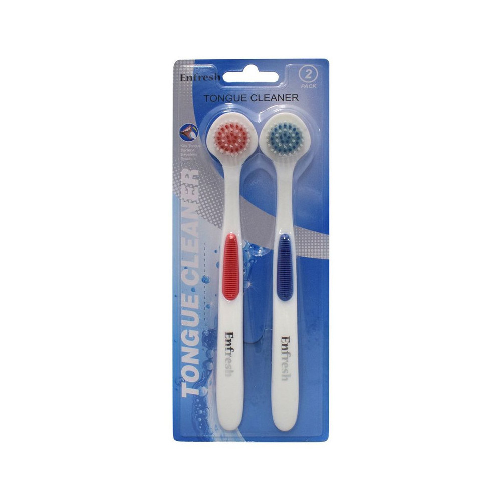 Enfresh Tongue Cleaner Pack Of 2, Multicolour
