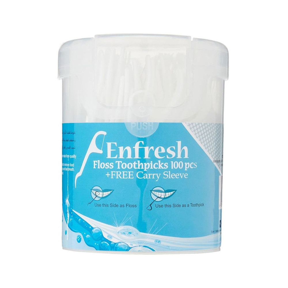 Enfresh Two Way Smart Floss Toothpicks Pack Of 100 pcs