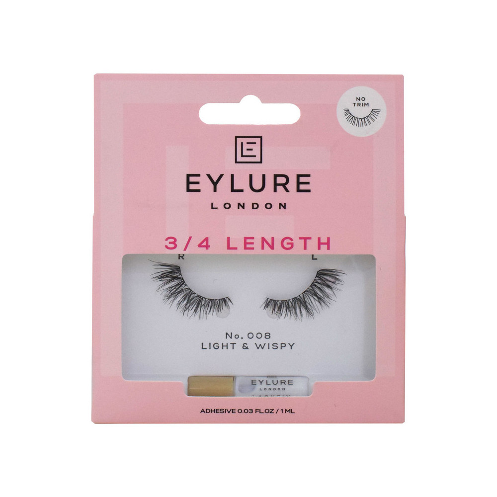 Eylure Length/Fluttery Eyelashes Number 008 Light And Wispy With Glue