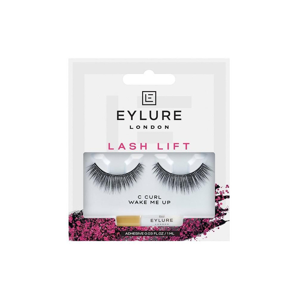 Eylure Lash Lift C Curl Wake Me Up Eyelashes With Glue