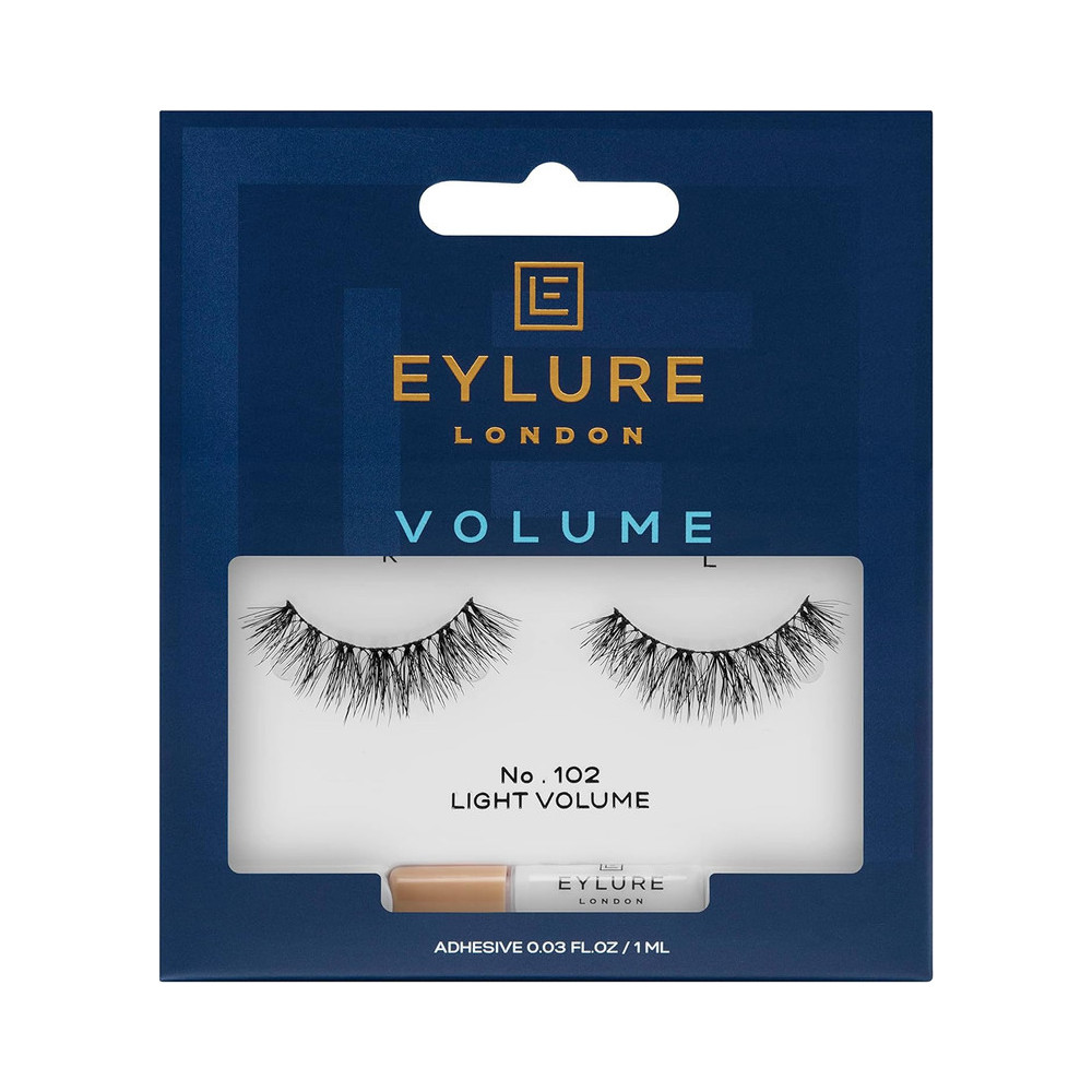 Eylure Light Volume No. 102 Lightweight Eyelashes With Glue