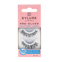 Eylure Pre Glued Volume False Lashes, Texture 117