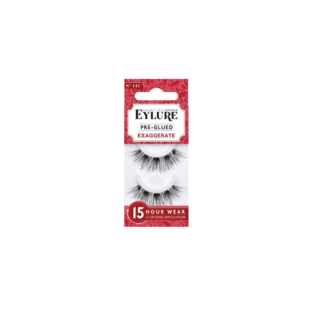 Eylure Pre Glued Volume False Lashes, Exaggerate 141