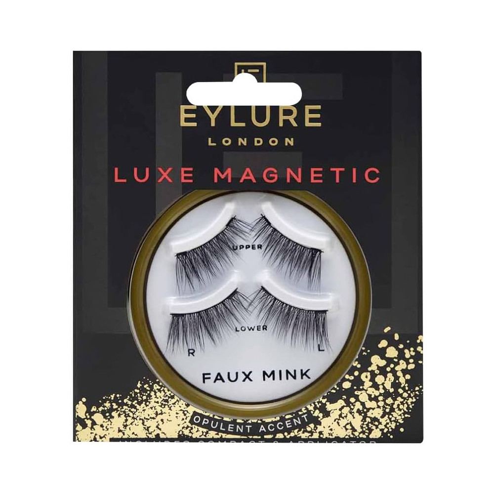 Eylure Luxe Magnetic Lashes Faux Mink, Opulent Accent