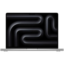 Apple MacBook Pro 2023, M3 Chip, 14 inch, 8CPU, 10GPU 1TB SSD, Silver MR7K3 English 1 Year Warranty
