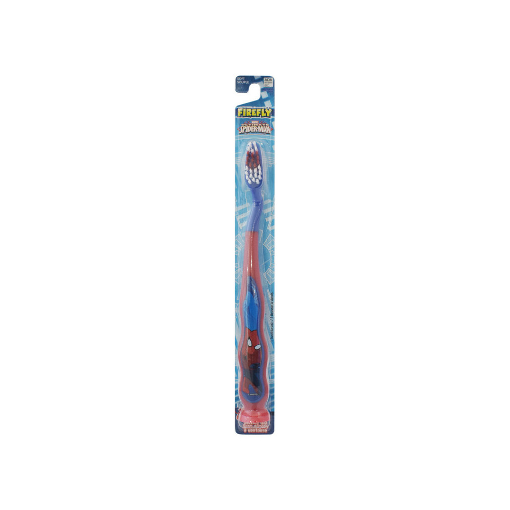 Firefly Marvel Spider Man Kids Toothbrush With Suction Cup