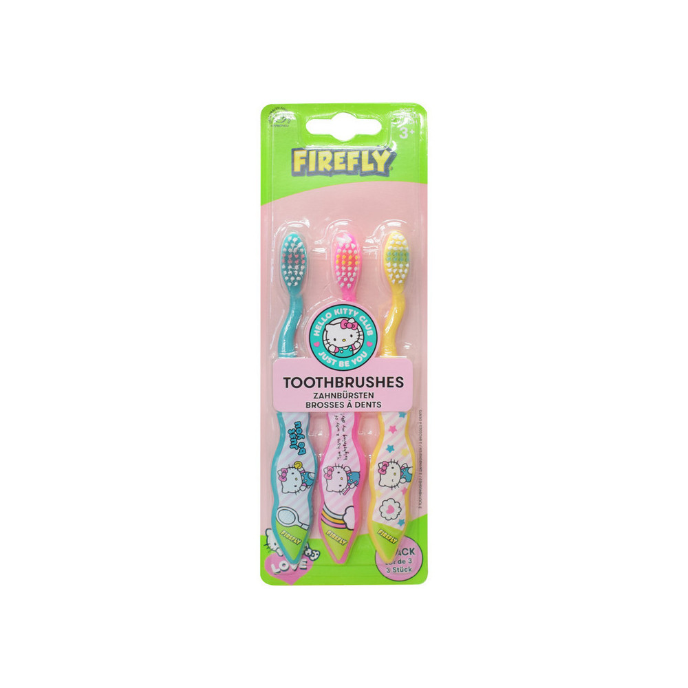 Firefly Hello Kitty Kids Tooth Brush Pack Of 3